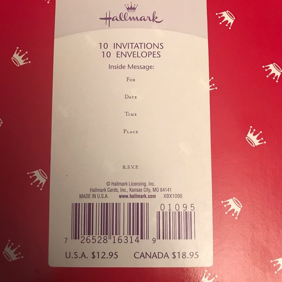 PM12011 57 Holiday Invitations & Envelops 57 Each - Picture 2 of 2